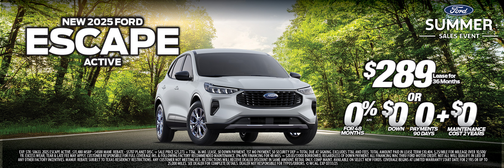 New Ford Escape Special Offers Houston