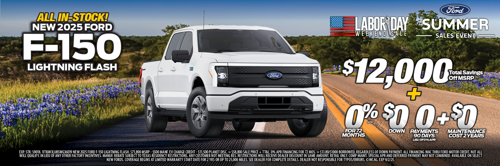 Planet Ford Spring Houston 45 Lightning Employee Pricing Special