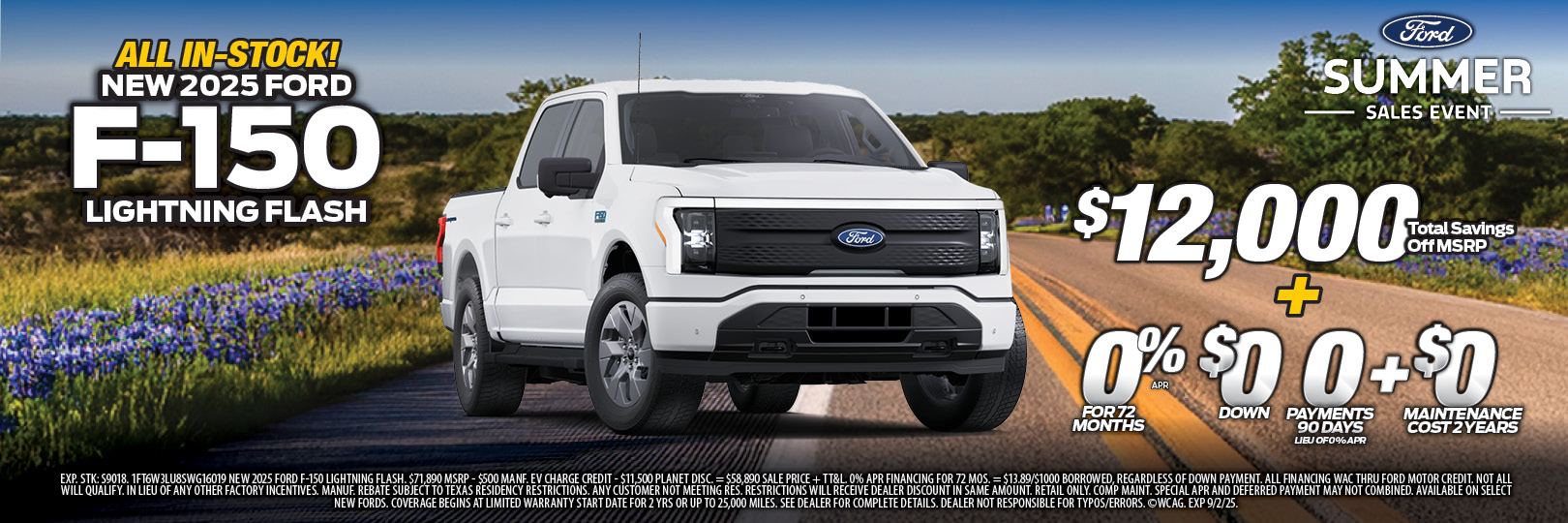 Planet Ford Spring Houston 45 Lightning Employee Pricing Special
