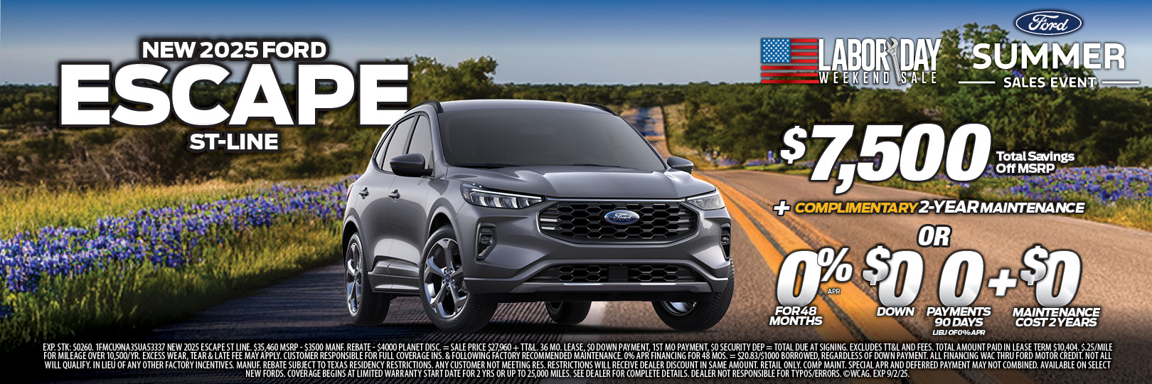 New Ford Escape Special Offers Houston