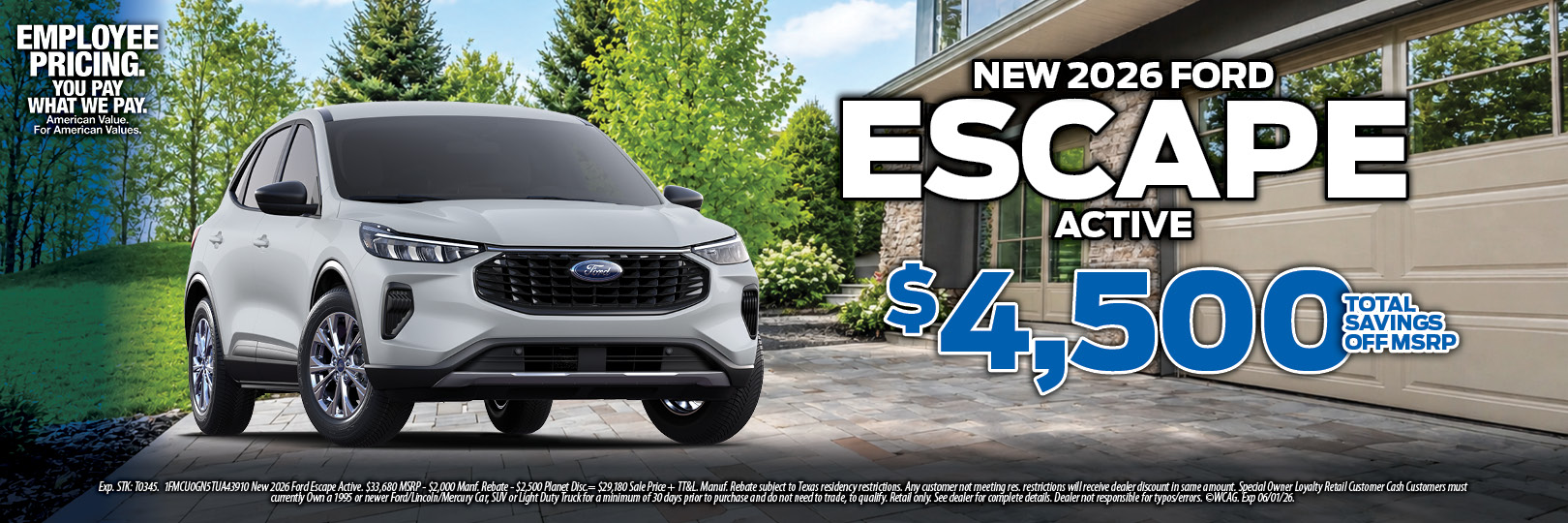 New Ford Escape Special Offers Houston