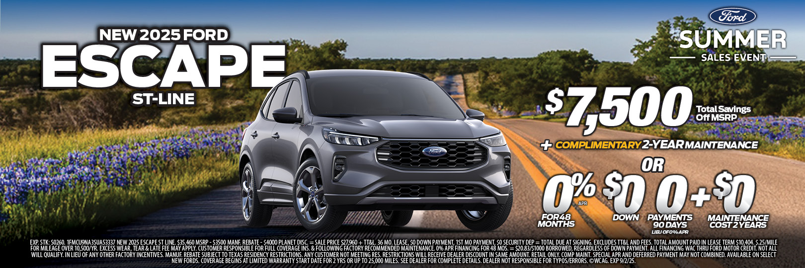 New Ford Escape Special Offers Houston