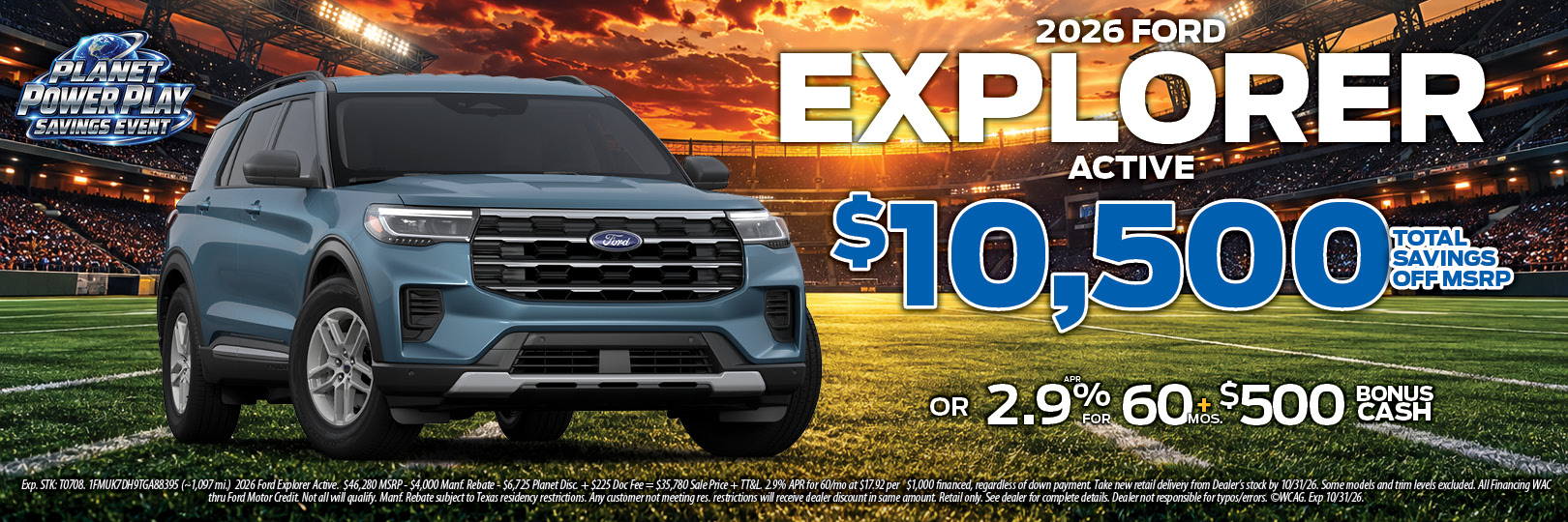Planet Ford Explorer Spring Houston 45 Explorer Employee Pricing Special